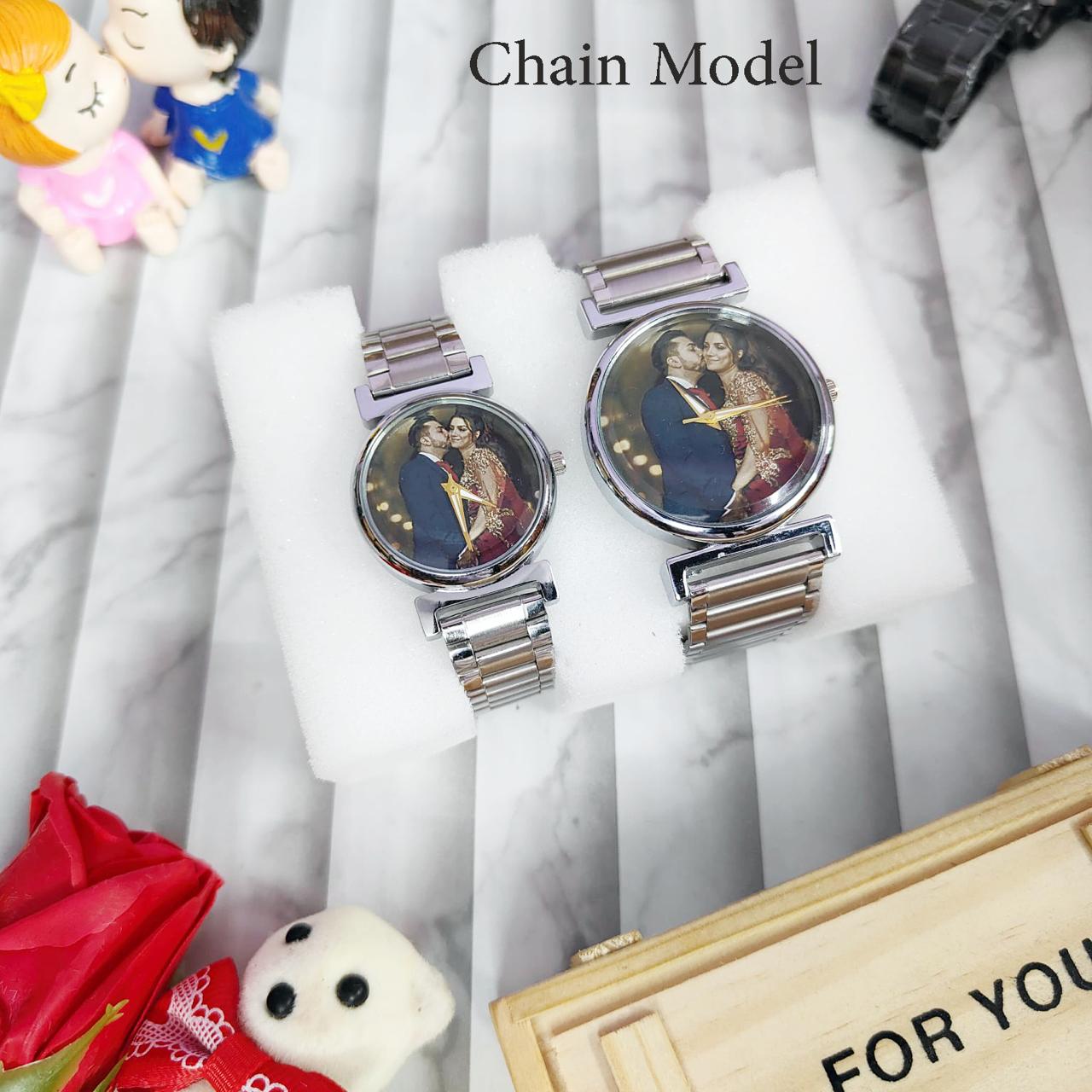 ⭐ Product - Metal Chain Couple Watch