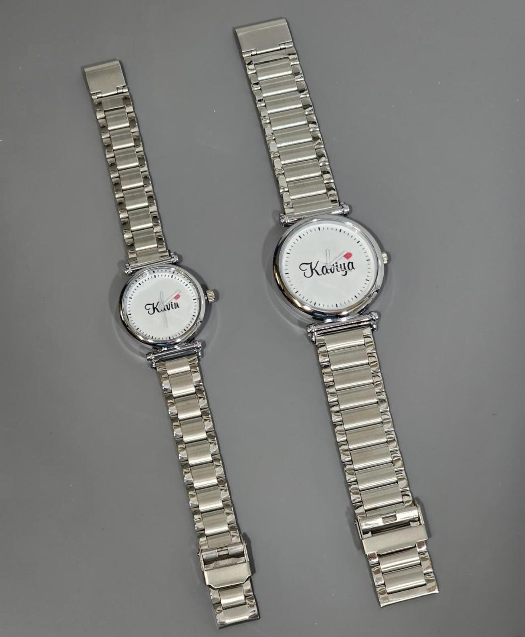 ⭐ Product - Metal Chain Couple Watch
